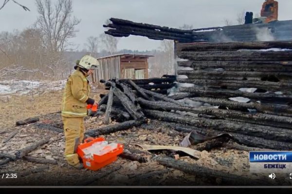 В Бежецке пожар унес жизни двоих человек